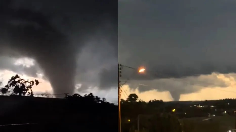 Enorme tornado causó destrozos en el sur de Brasil y podrían formarse más, según Metsul
