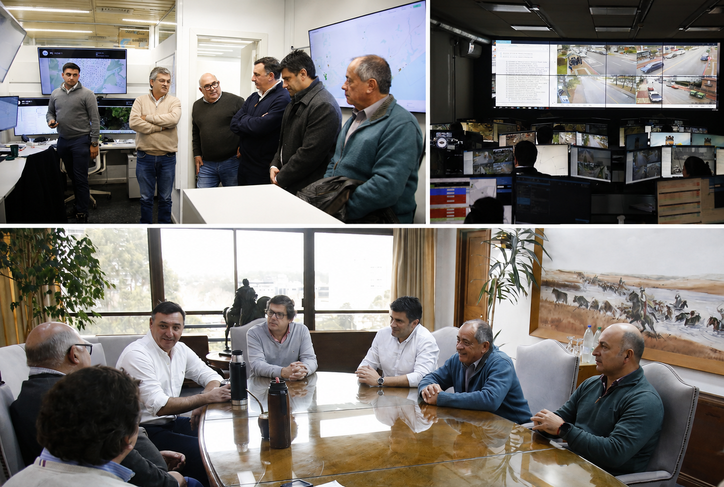 Gobierno de Salto recorre experiencias de monitoreo urbano
