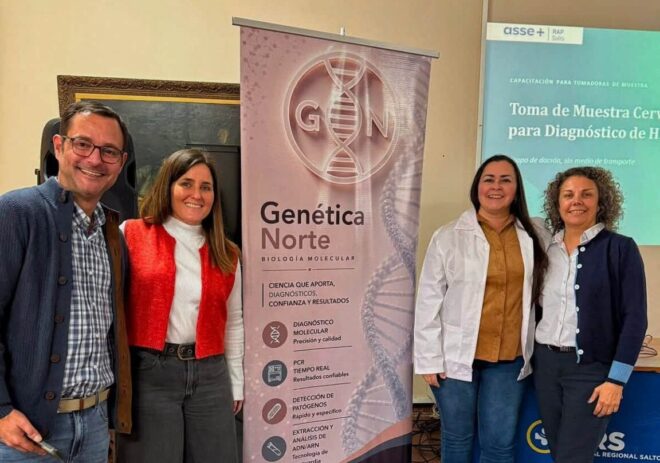Hospital Regional Salto: Capacitación en toma de muestra cervical para diagnóstico de HPV por PCR